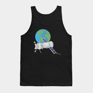 Soyuz Spacecraft in Space Tank Top